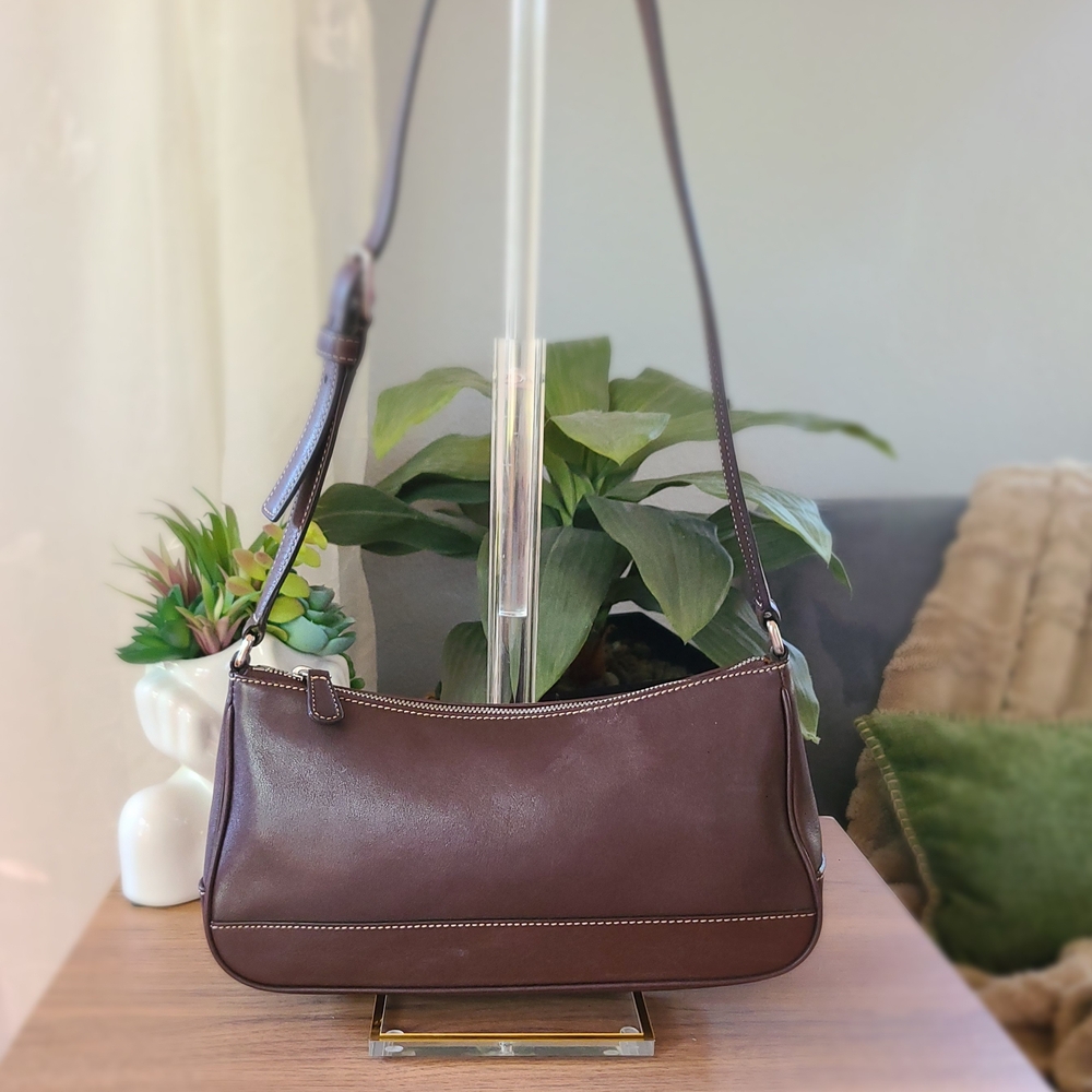 Coach Hampton Leather Demi Bag